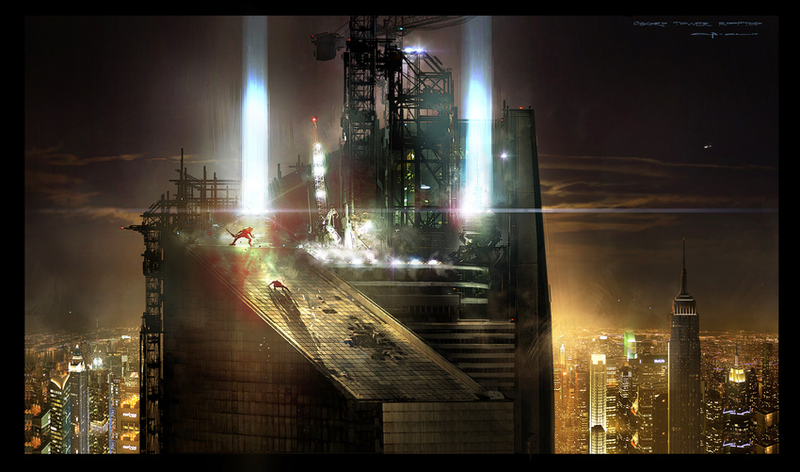 Illustration for article titled Brand new Amazing Spider-Man concept art takes you deep inside OsCorp!